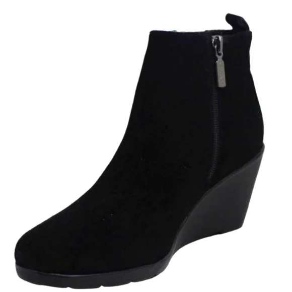 Aqua College Leila Waterproof Wedge Booties, Created for Macy's - Picture 4 of 5